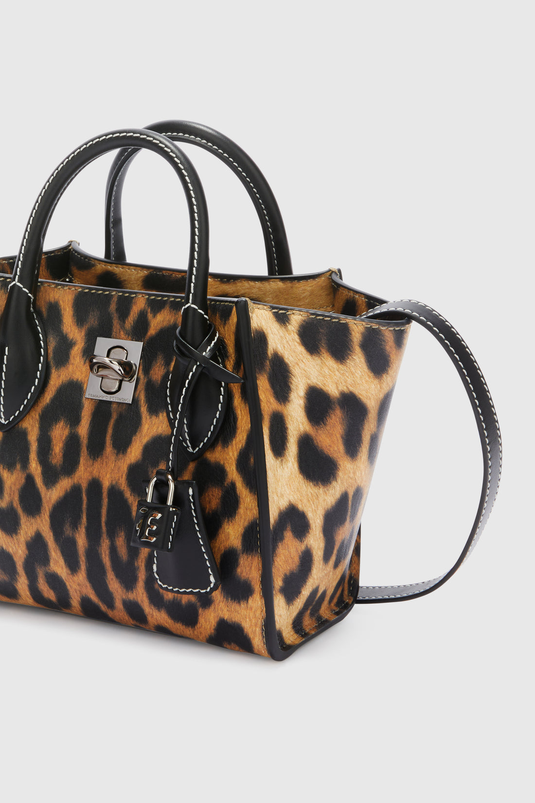 Mini Maggie in animalier print nappa leather