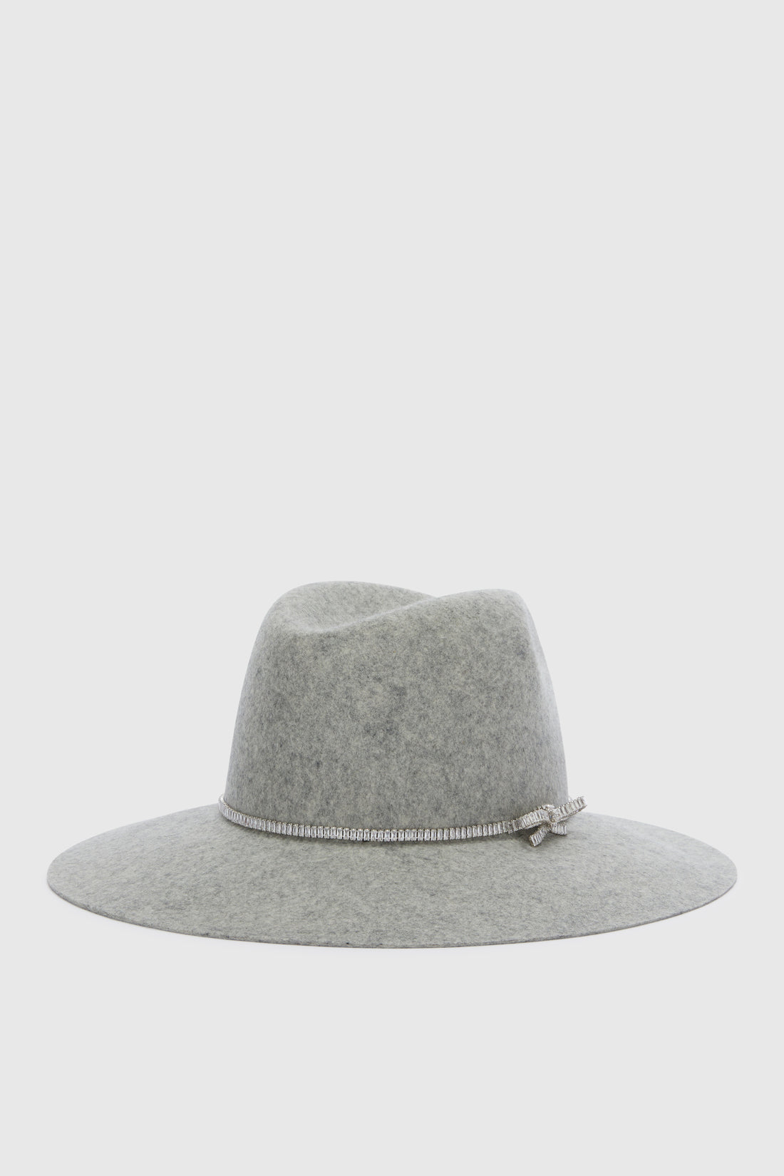 Hat with stone strap