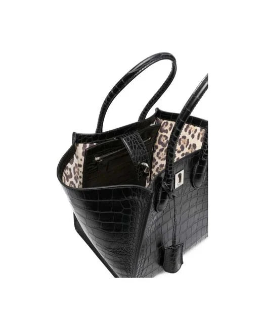 Crocodile-print Maggie bag